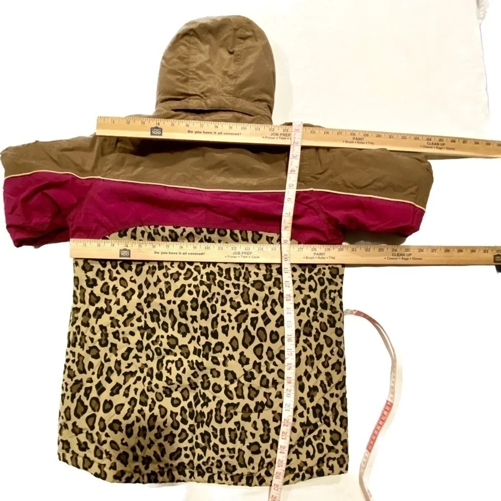 GIRLS Children’s Place ANIMAL Print Insulated All Weather Coat Size XL (14)